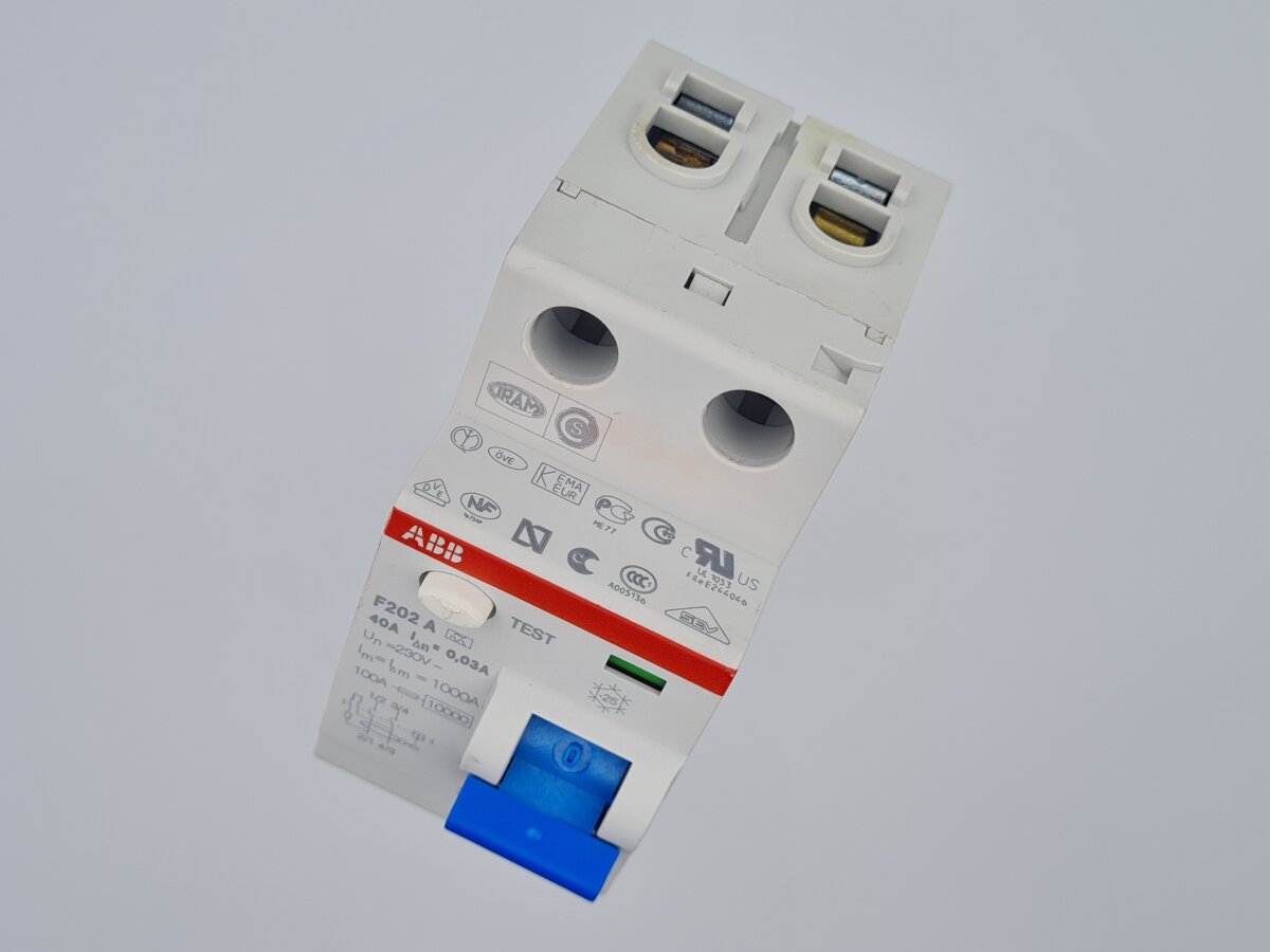 Fehlerstromschutzschalter FI 40A 30mA F202A, 12,56