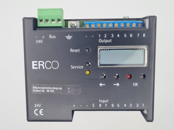 ERCO Lichtsteuerung Raumzusammenlegung 24V 06165